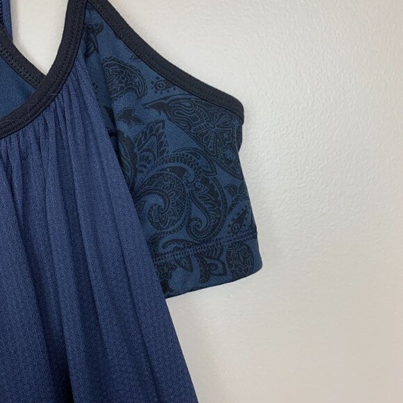 Lululemon No Limit Tank Top Navy Blue & Black - Picture 2 of 4